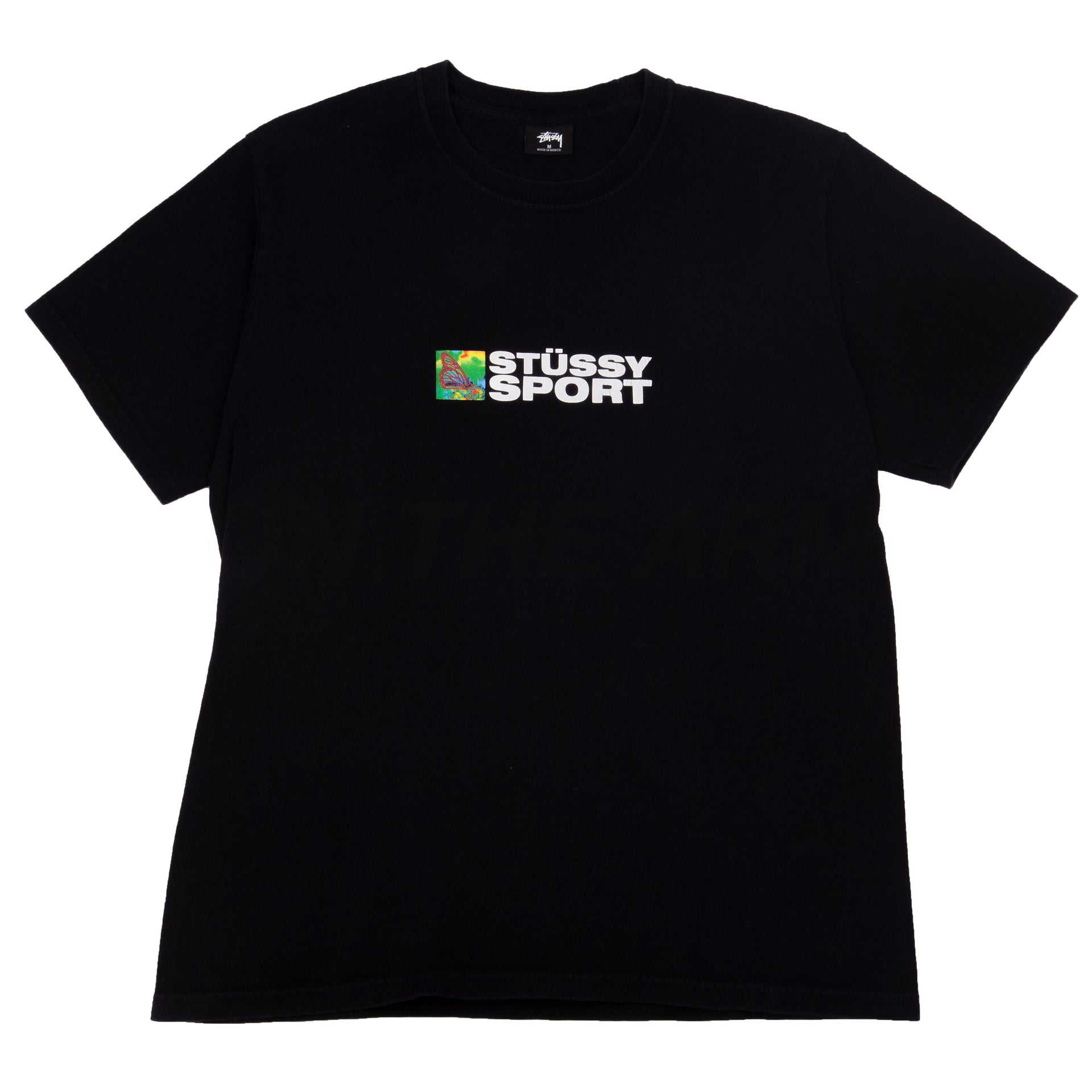 Stussy Black Butterfly Sport Tee PRE-OWNED