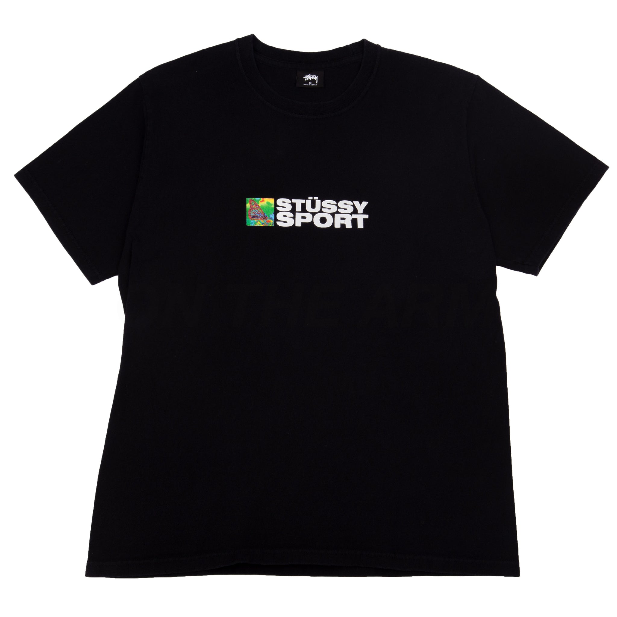 Stussy Black Butterfly Sport Tee PRE-OWNED