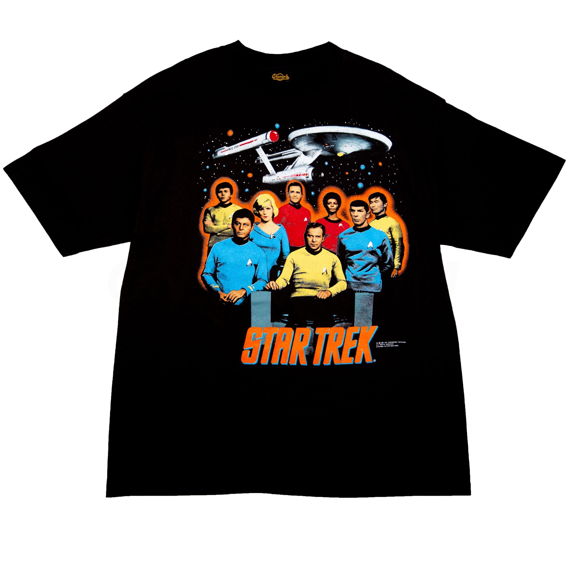 Vintage Black Star Trek Tee (1991)