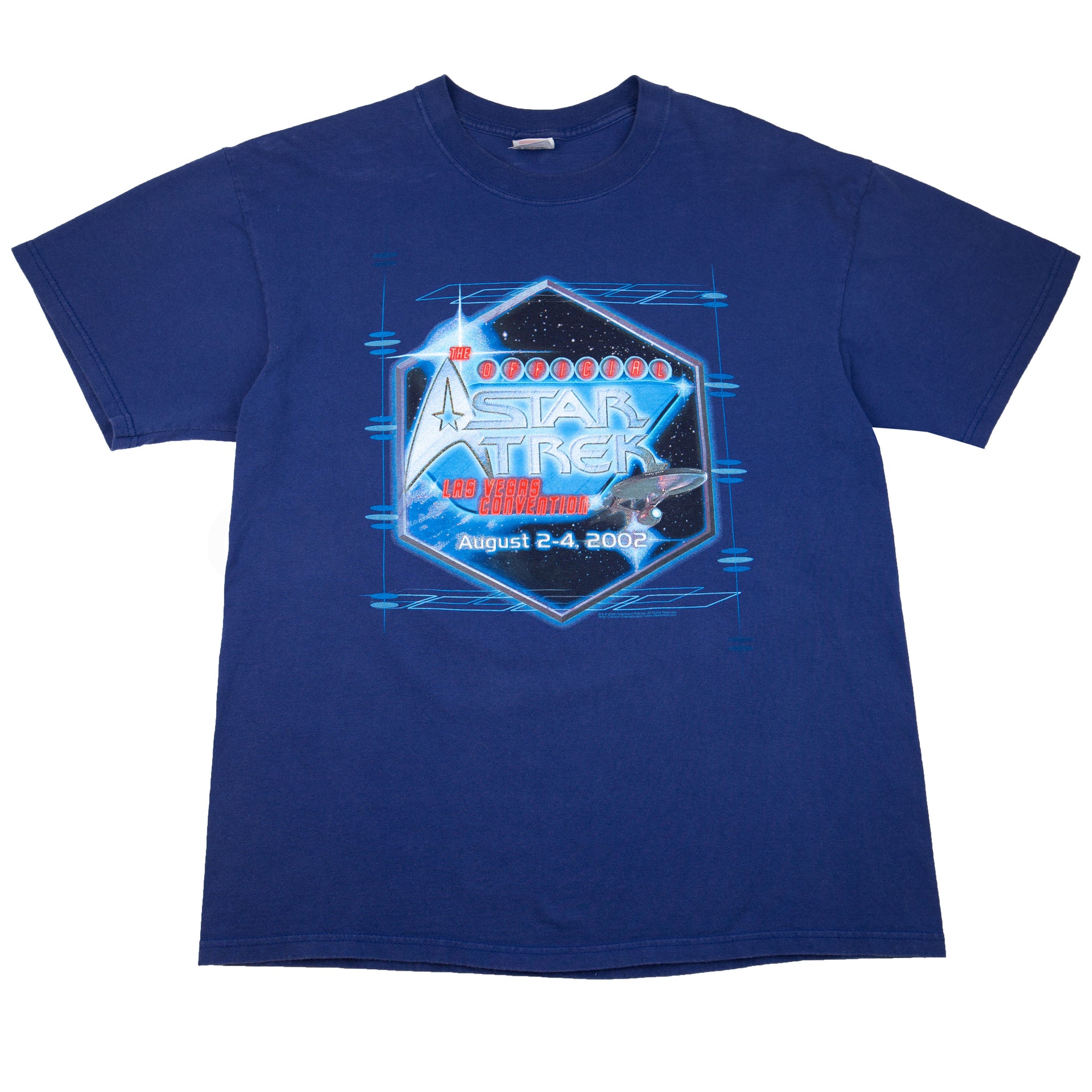 Vintage Navy Star Trek Las Vegas Convention Tee (2002)