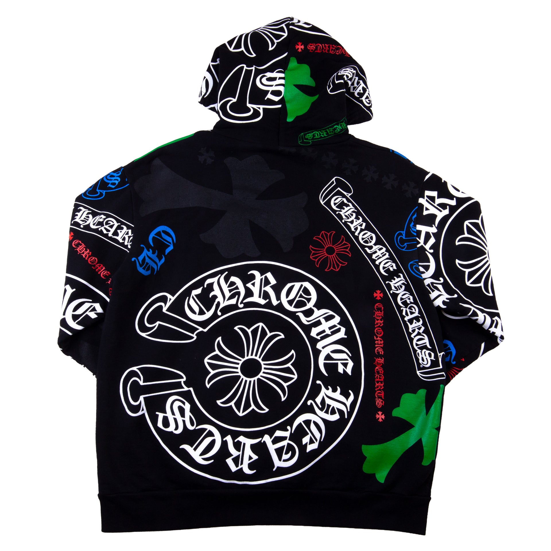 Chrome Hearts Black Stencil Hoodie PRE-OWNED