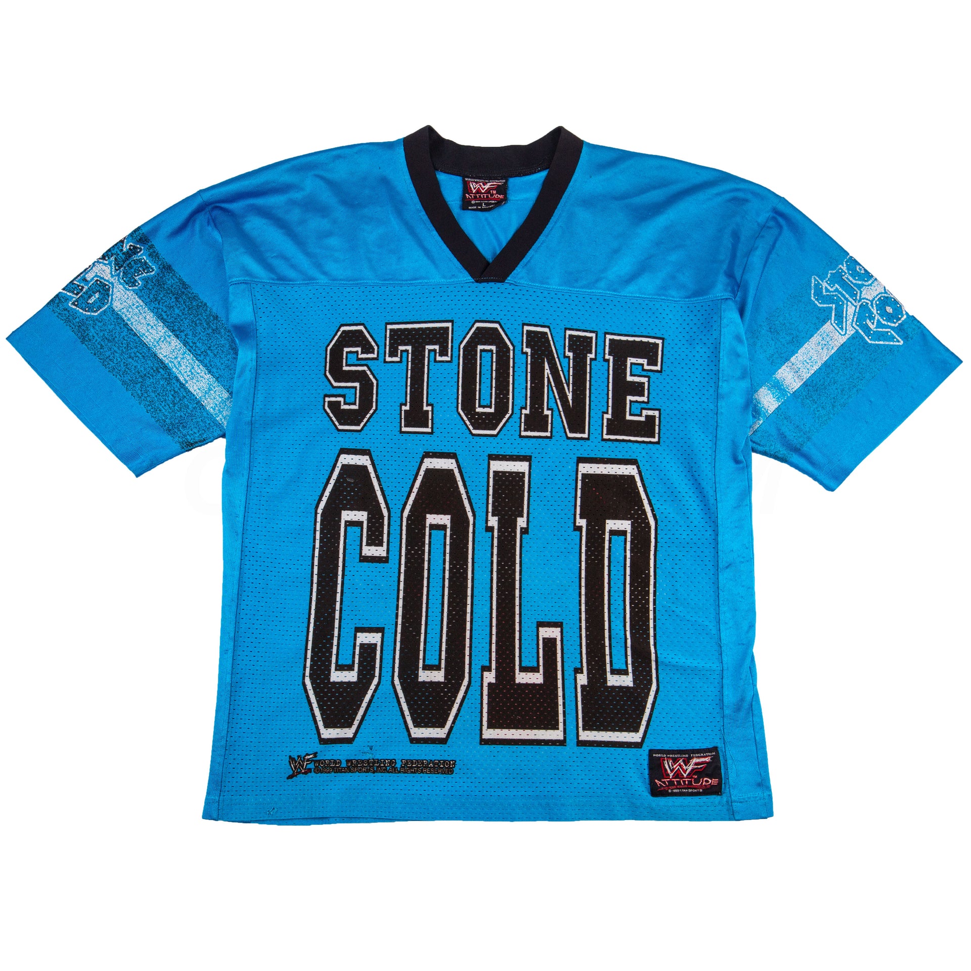 Vintage Blue Stone Cold Steve Austin Jersey (2000's)