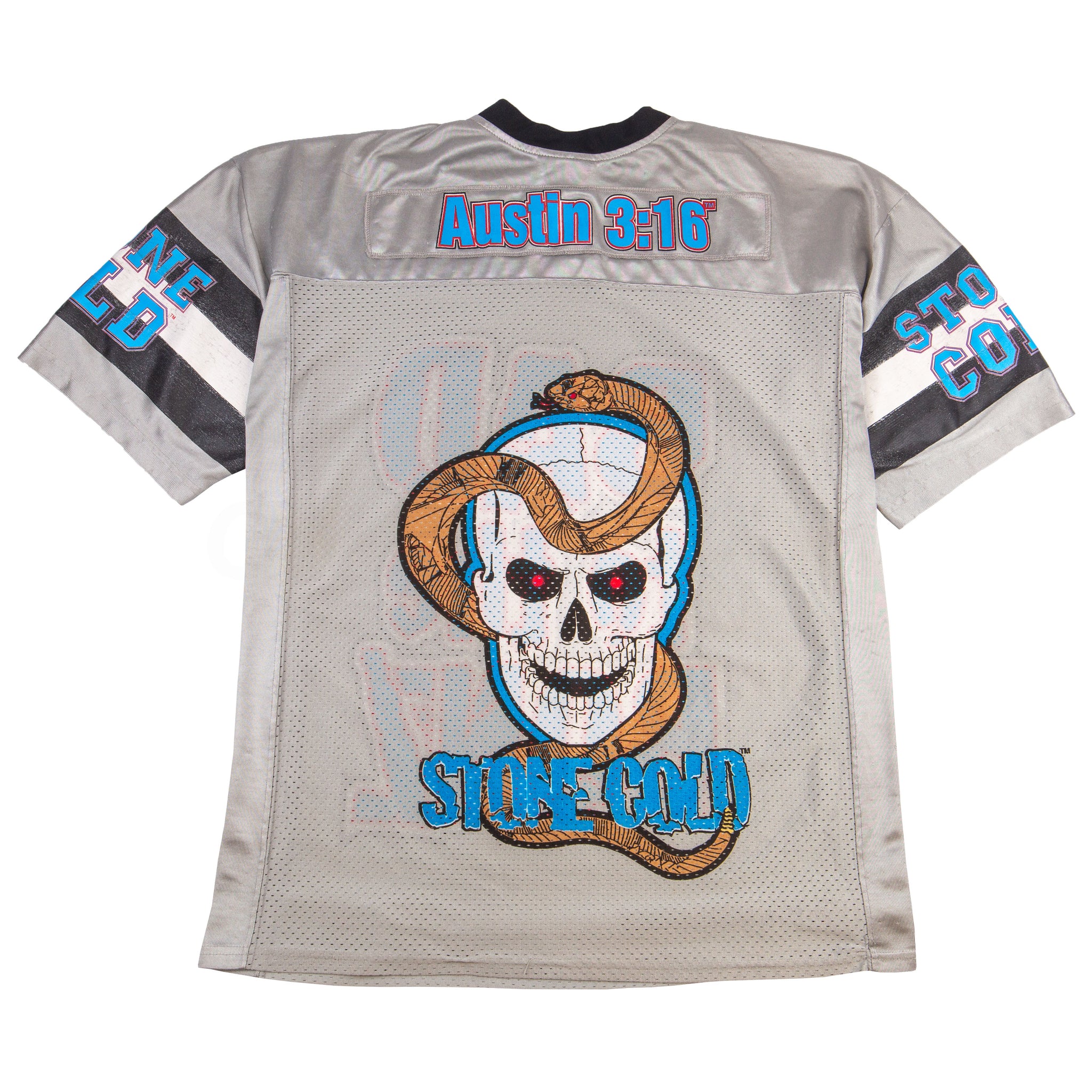 Vintage Grey Stone Cold Steve Austin Bad to the Bonz Jersey (1999)