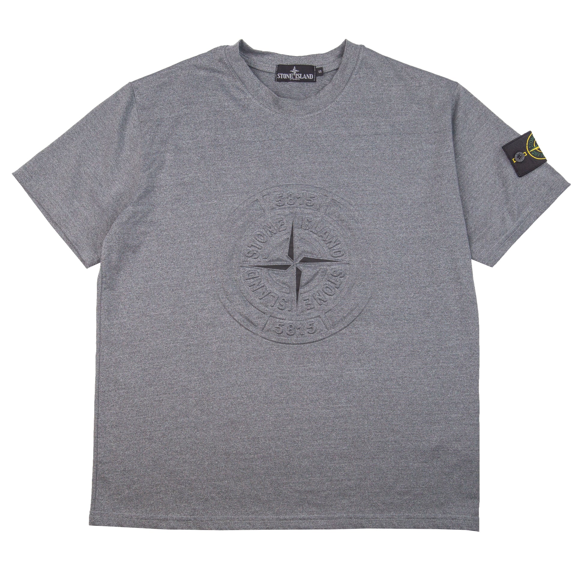 Stone Island Grey Compass Tee PRE-OWNED