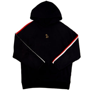 OVO Black Striped Small Owl Hoodie PRE-OWNED