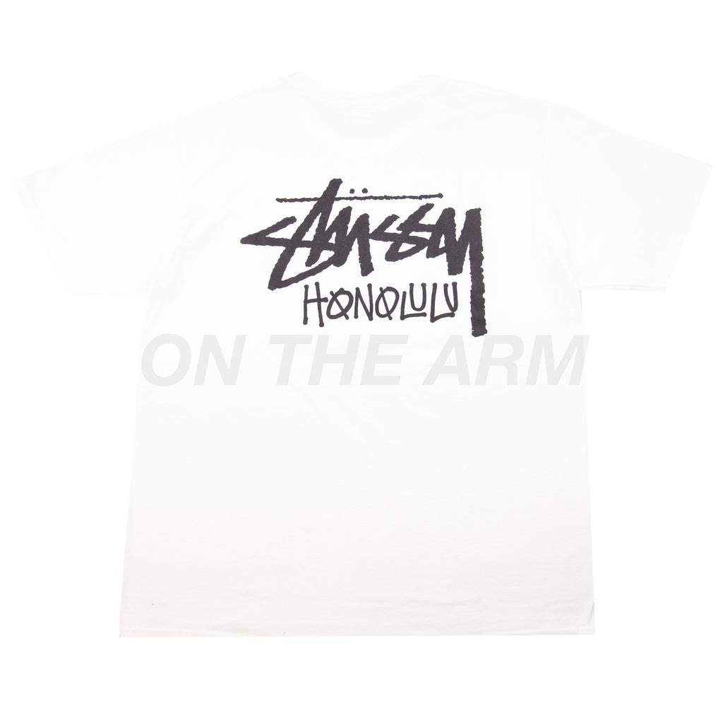 『新品未着用』STUSSY HONOLULU ホワイト Mサイズ Stussy White Honolulu Chapter Tee – On The Arm