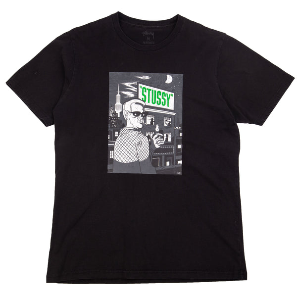 Stussy Black Daniel Clowes Tee PRE-OWNED