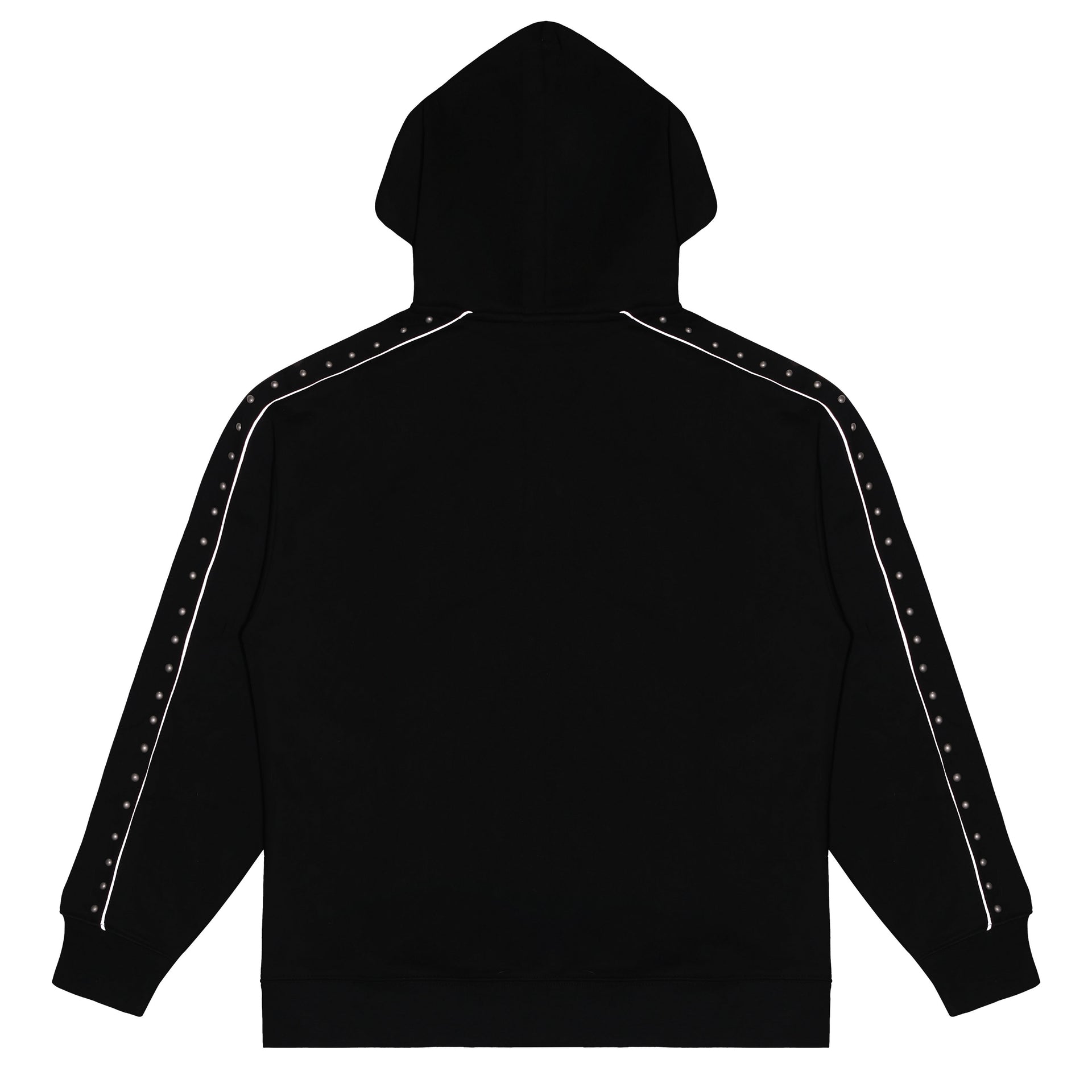 OTA Black Studded Reflective Optics Zip Up