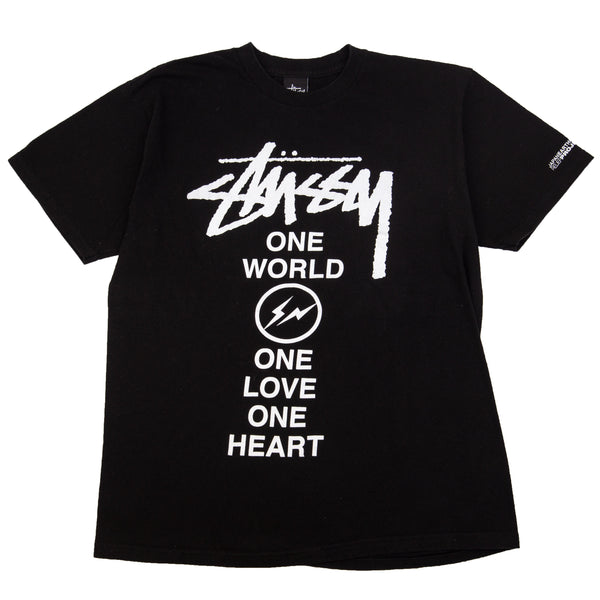 Stussy Black Fragment Japan Relief Tee (2011) PRE-OWNED