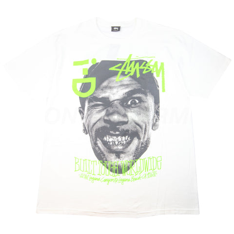 Stussy White i-D 40 Years Strong Tee