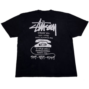 Stussy Black Irvine Tee PRE-OWNED