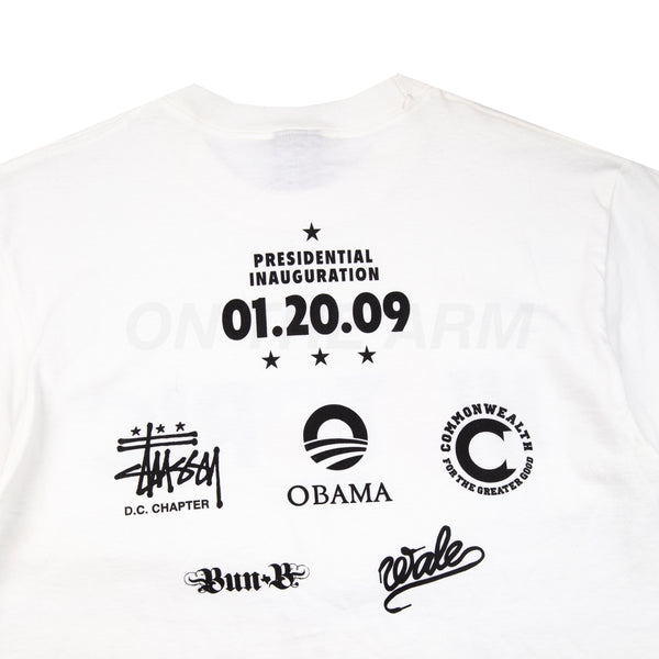 Stussy White Obama Historic Tee (2009) PRE-OWNED