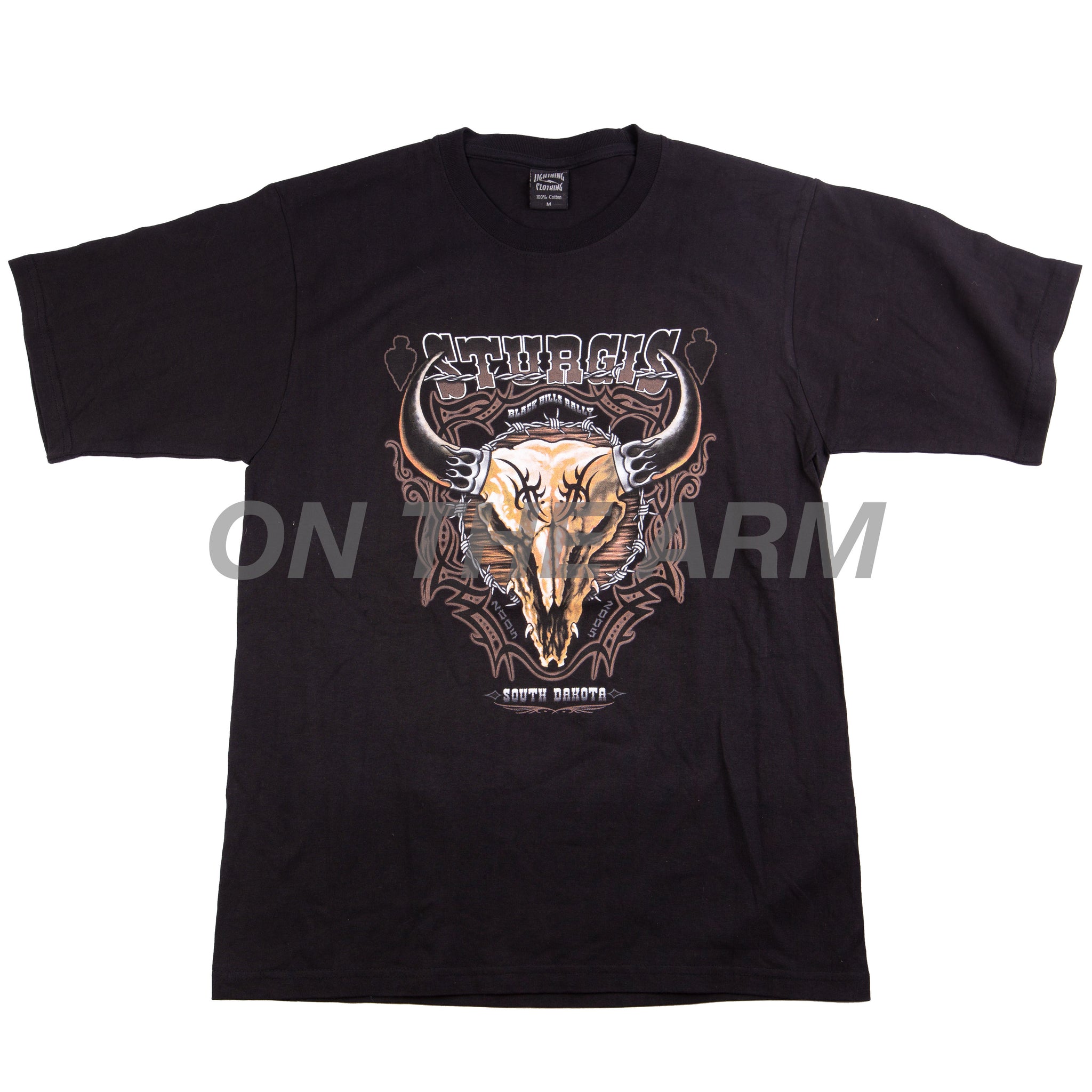 Vintage Black Sturgis Black Hills Rally Bull Head Tee (2005)