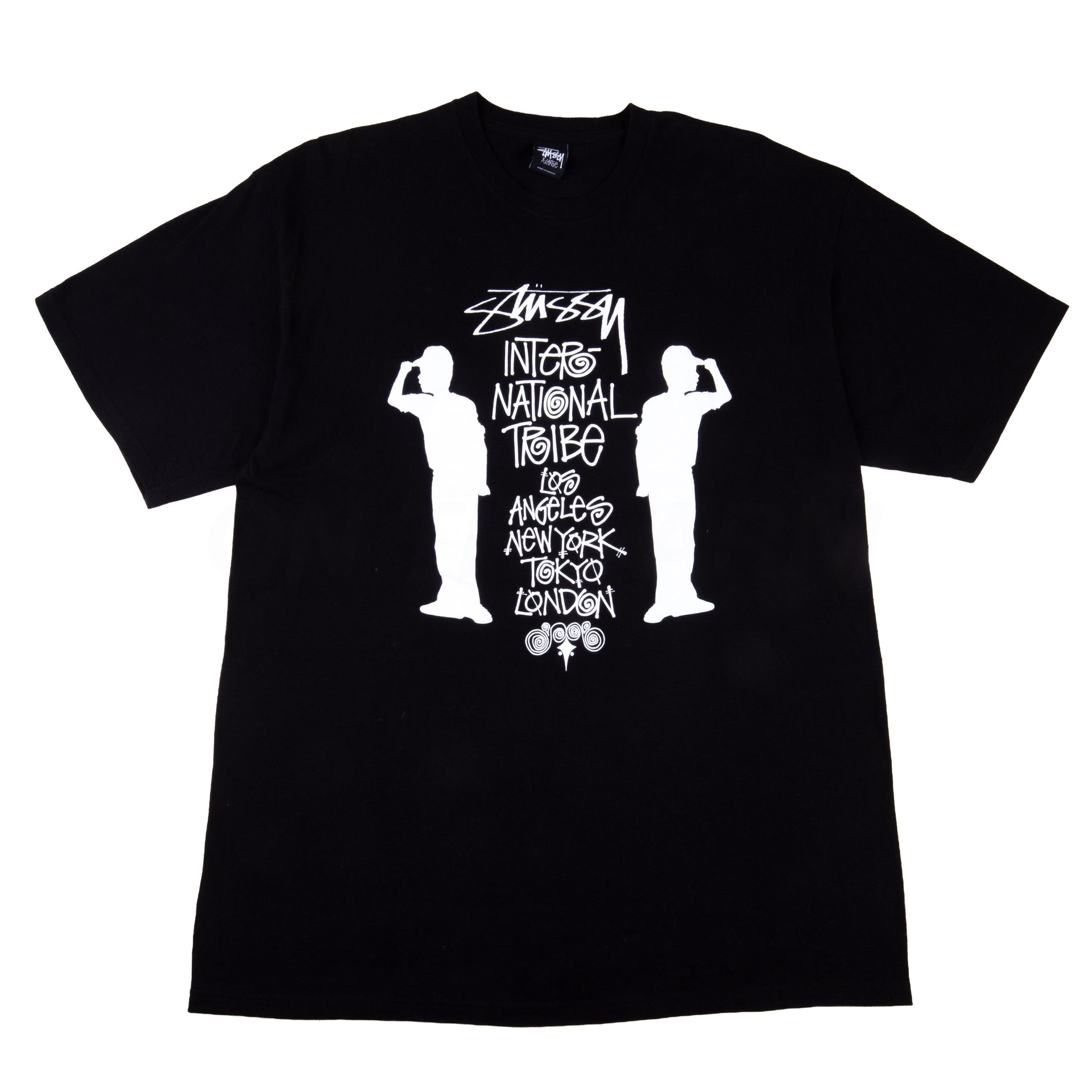 Stussy Black Tribe Cities Tee PRE-OWNED