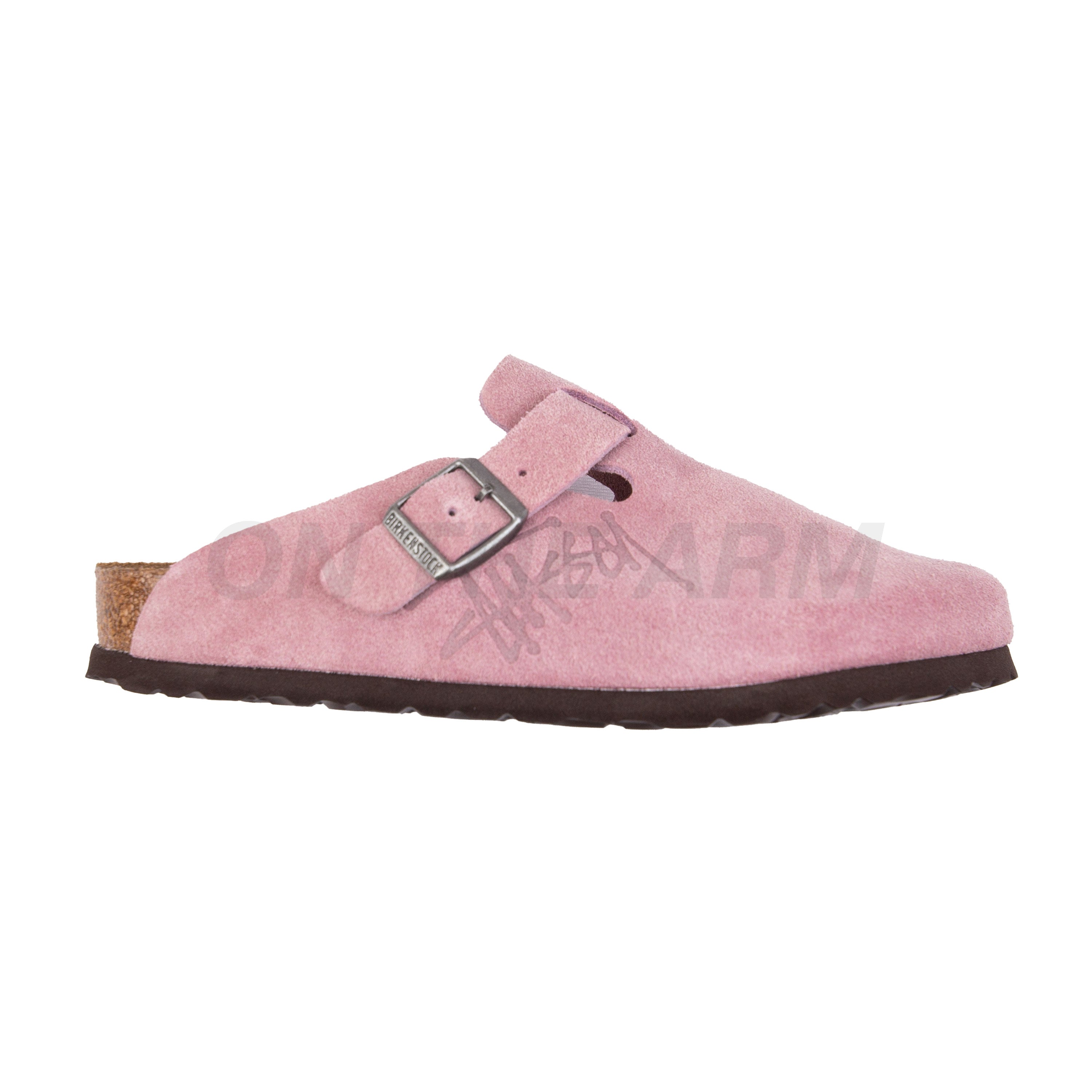 Stussy Dusty Pink Birkenstock Clog – On The Arm