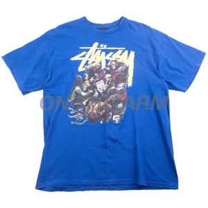 Stussy Blue Creepy Tee PRE-OWNED