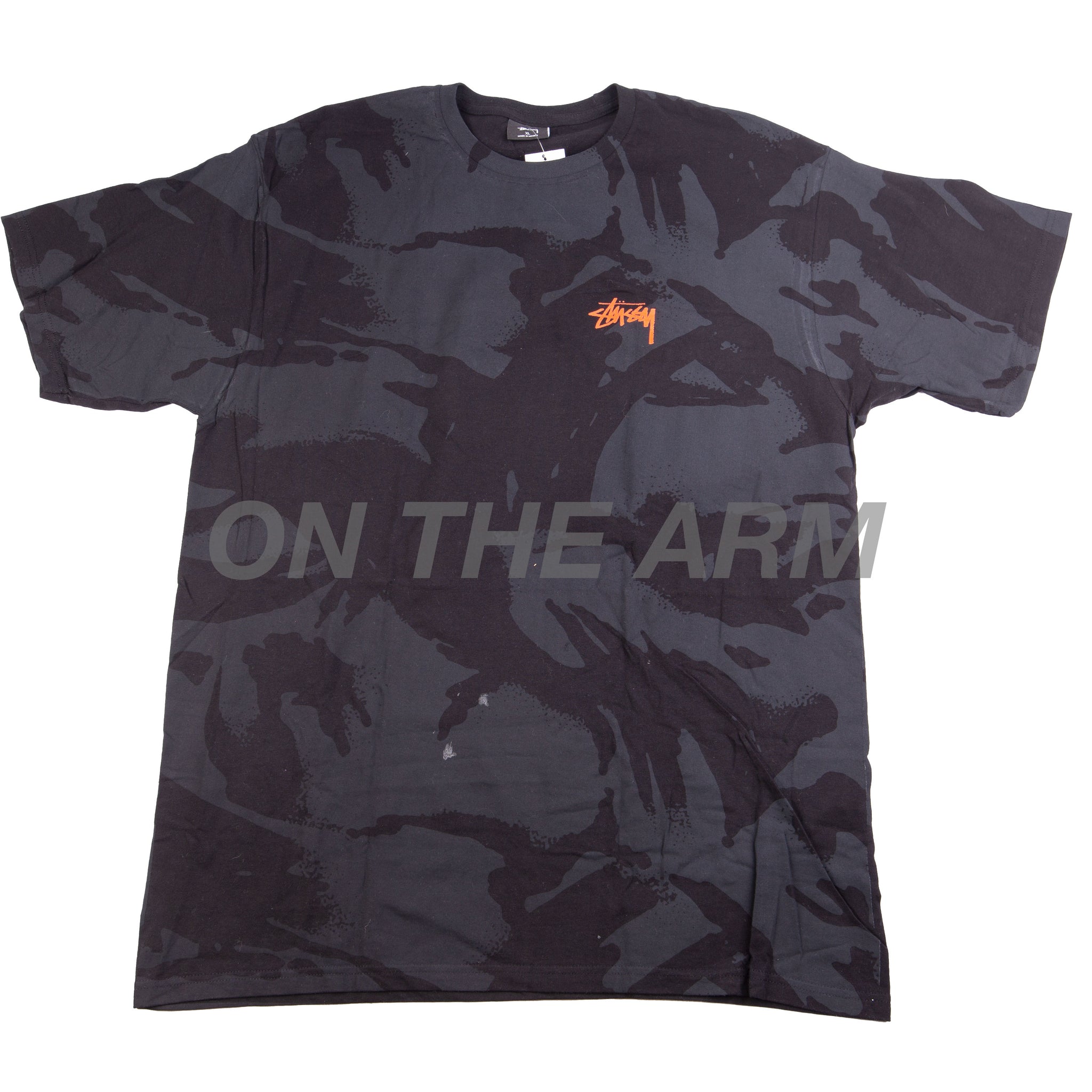 Stussy Black All Over Print Small Logo