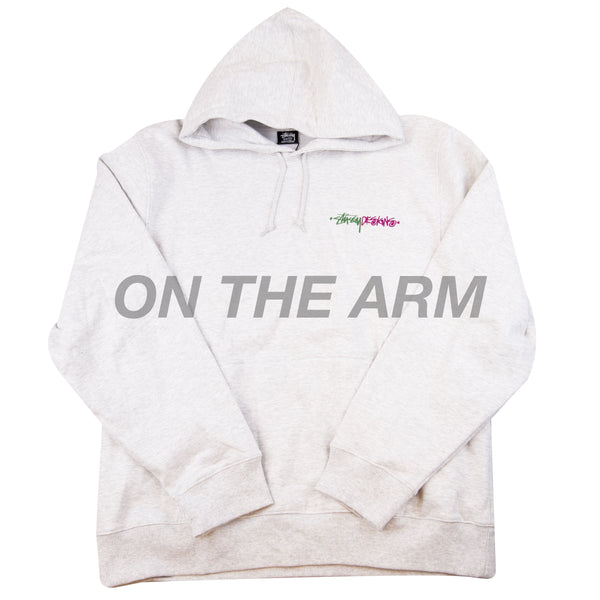 Stussy Grey Positive Vibrations Hoodie