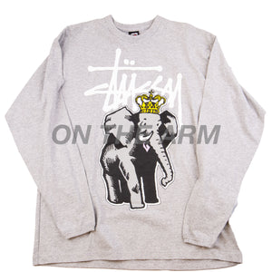 Stussy Grey Elephant L/S