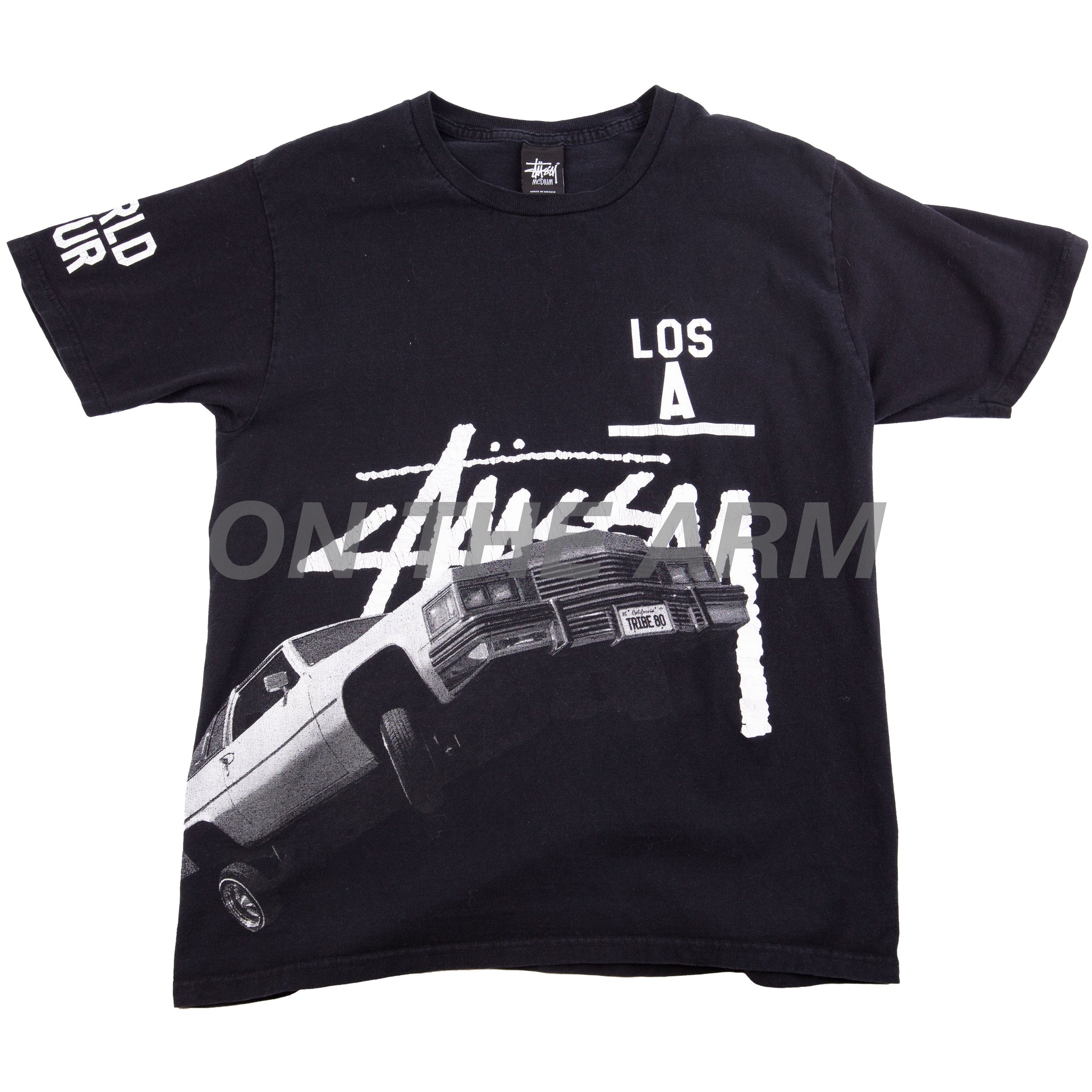 Stussy Black LA Car Tee PRE-OWNED – On The Arm