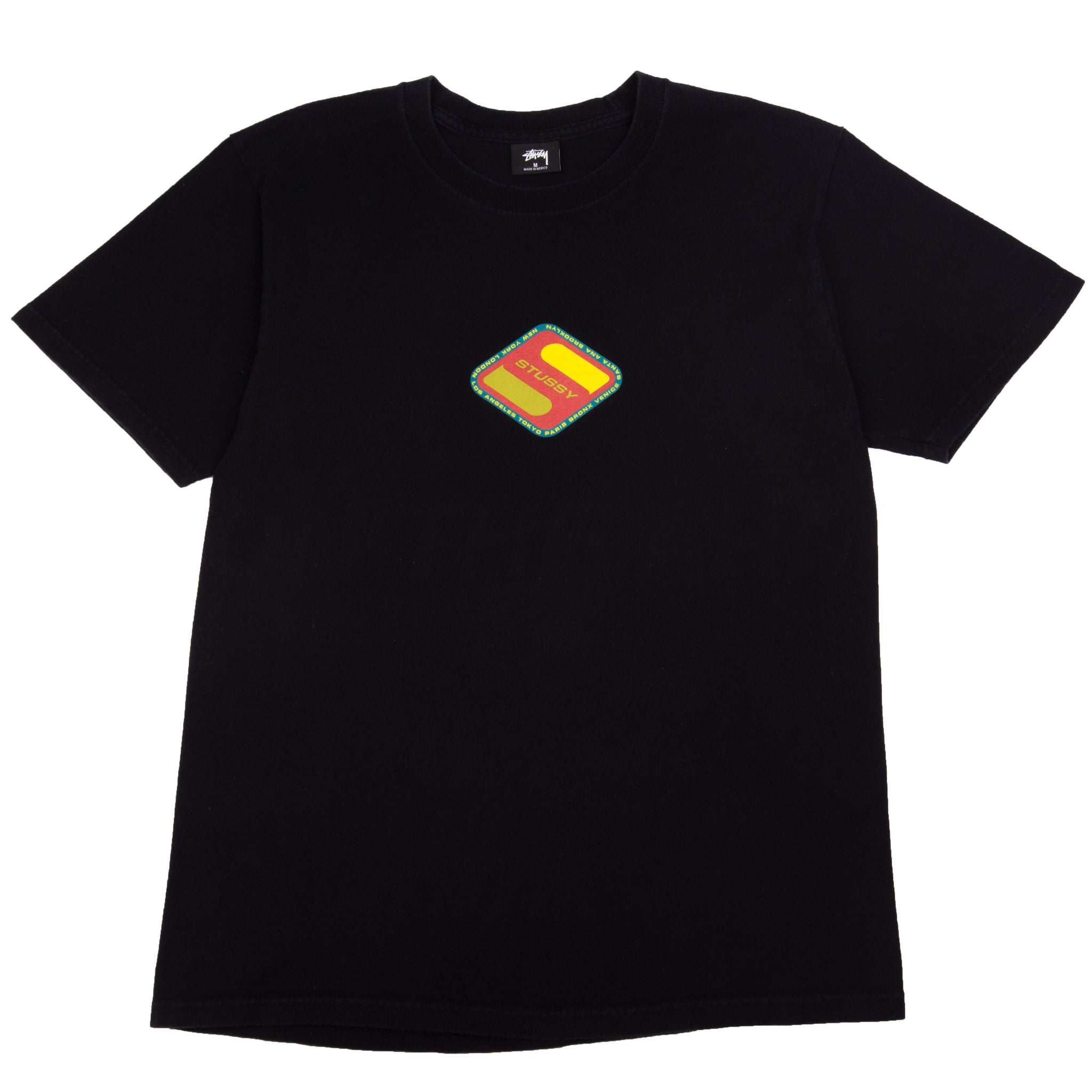 Stussy Black Cities Tee PRE-OWNED