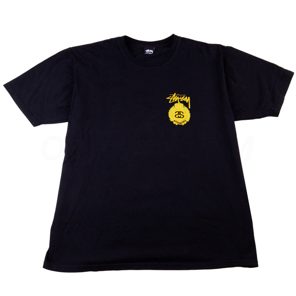 Stussy Black ISP Crest Tee PRE-OWNED
