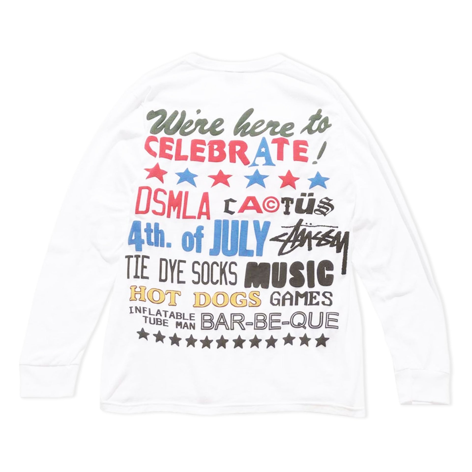 Stussy White CPFM L/S (2019)