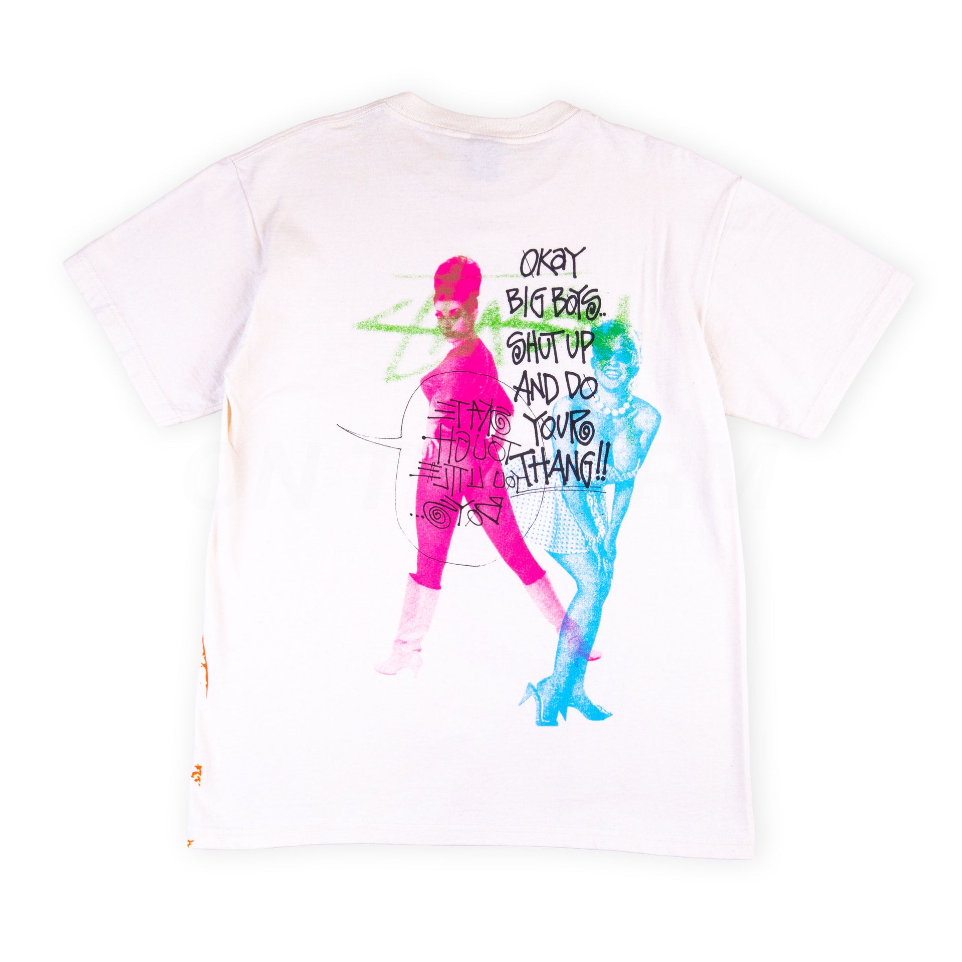 Stussy Natural Jah Irie All Over Print Tee PRE-OWNED