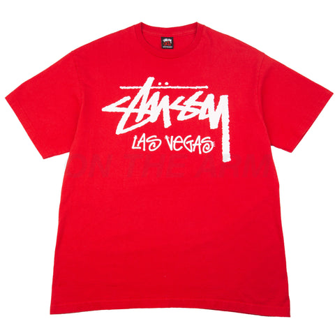 Stussy Red Las Vegas Chapter Tee PRE-OWNED