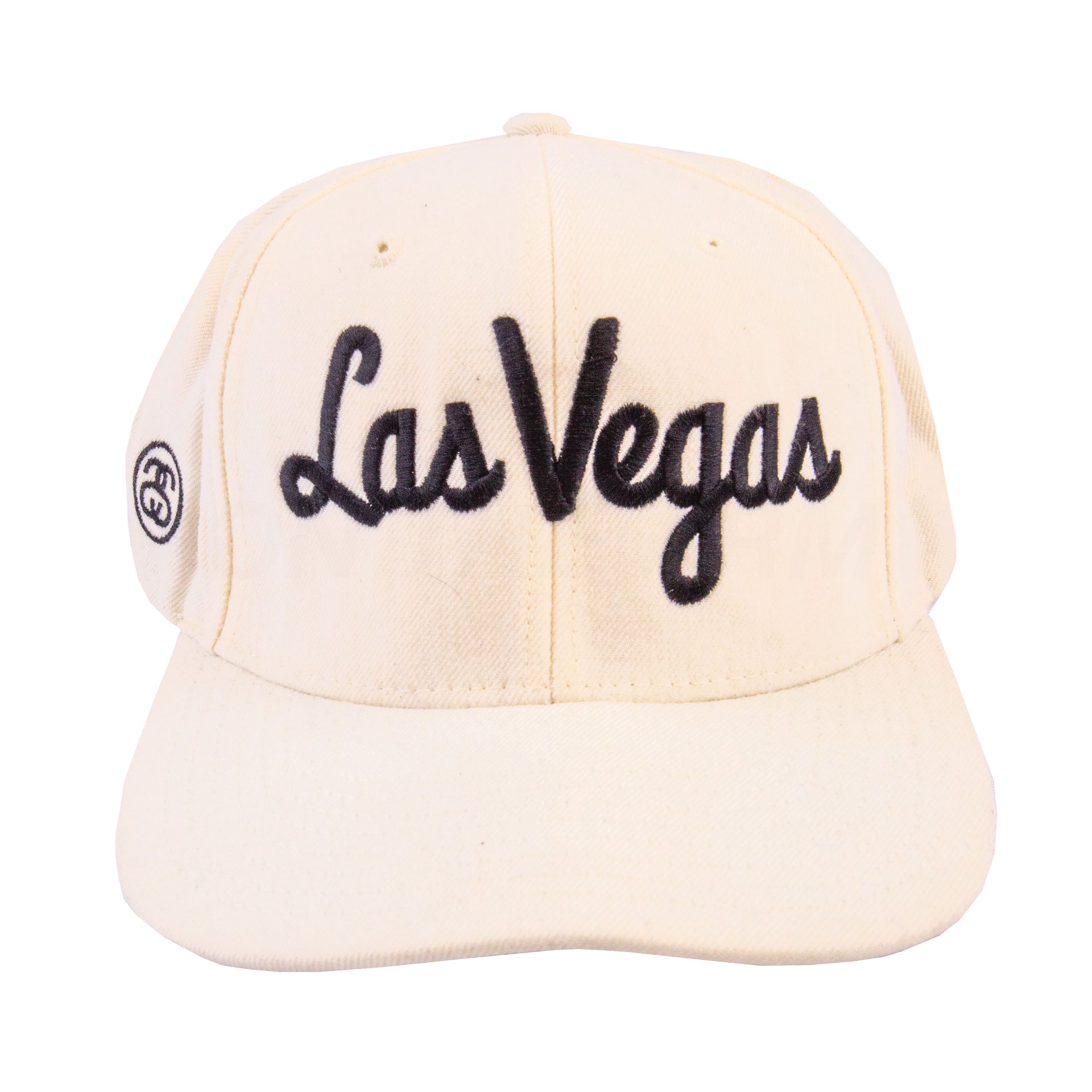Stussy White Las Vegas Snapback PRE-OWNED