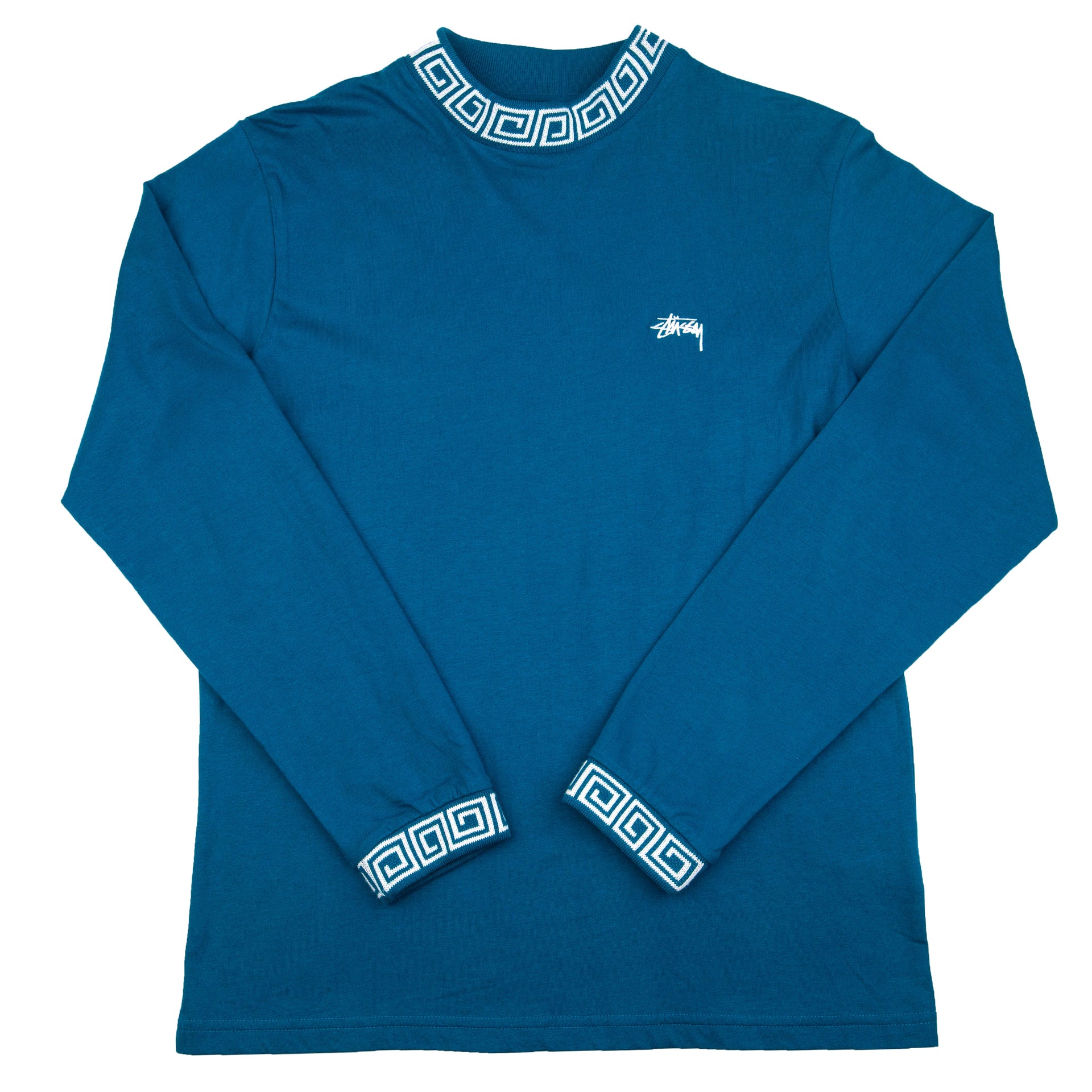 Stussy Teal Soccer L/S Top PRE-OWNED