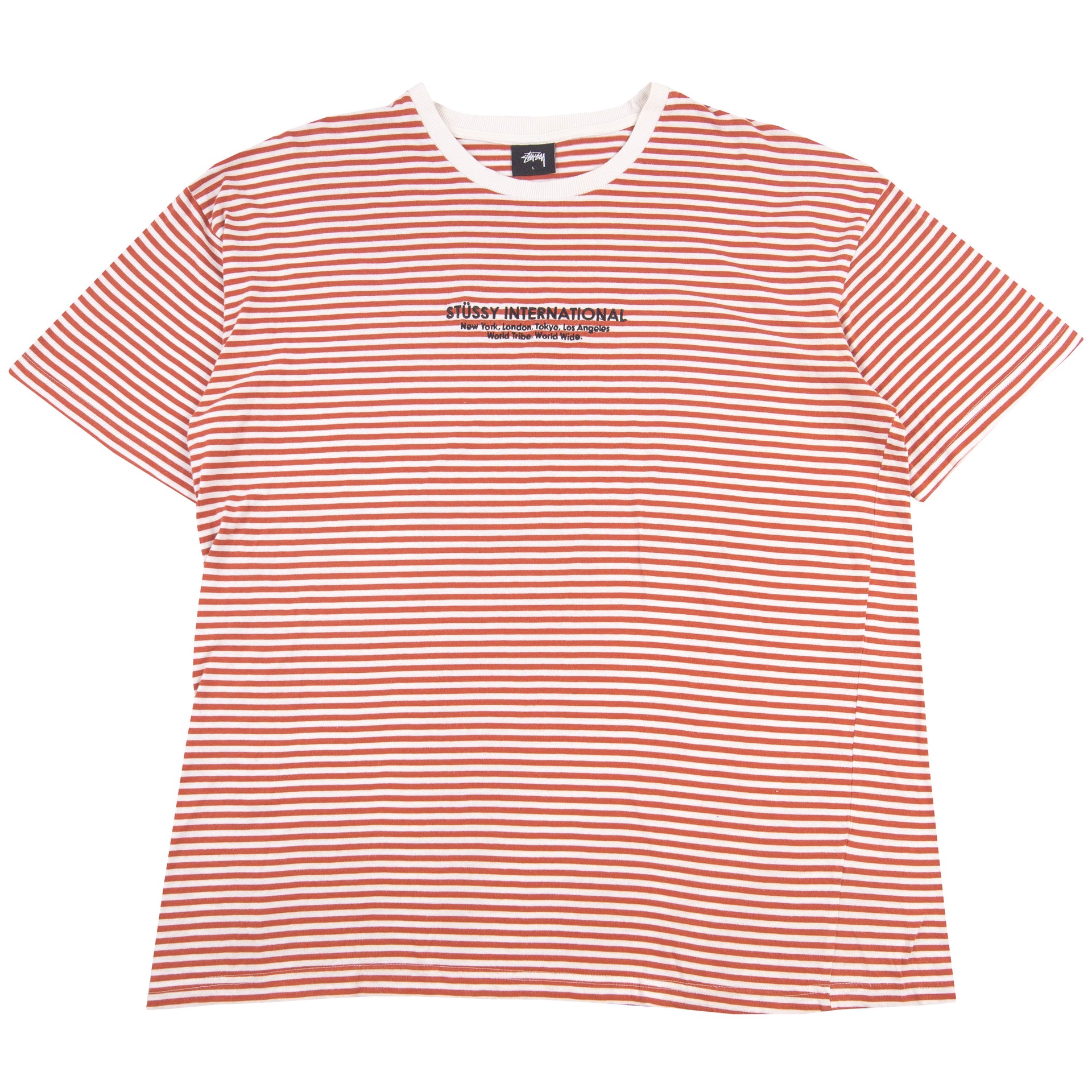 Stussy International Striped Tee PRE-OWNED