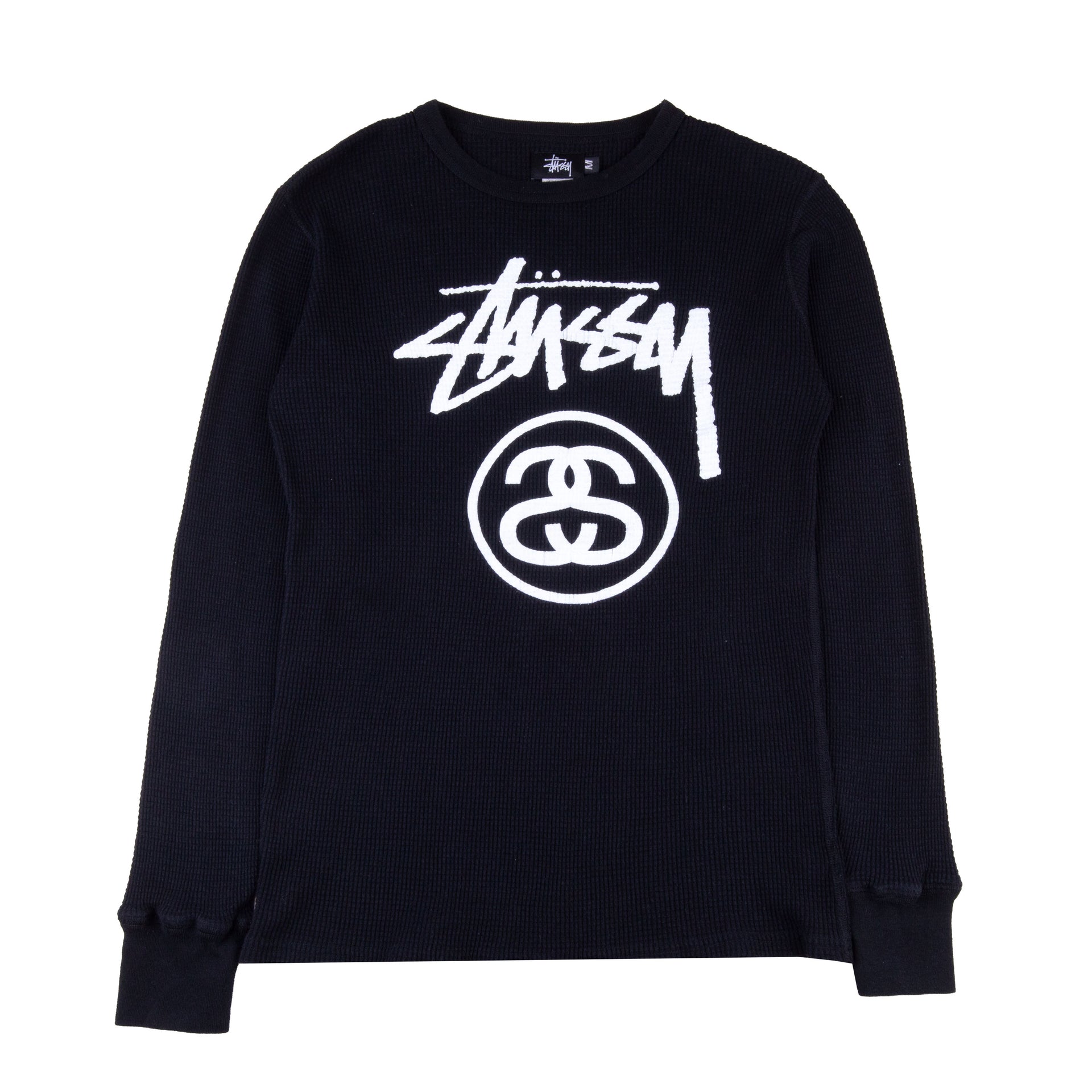 Stussy Black Logo Thermal PRE-OWNED