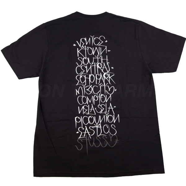 Stussy Black Born x Raised World Tour Tee