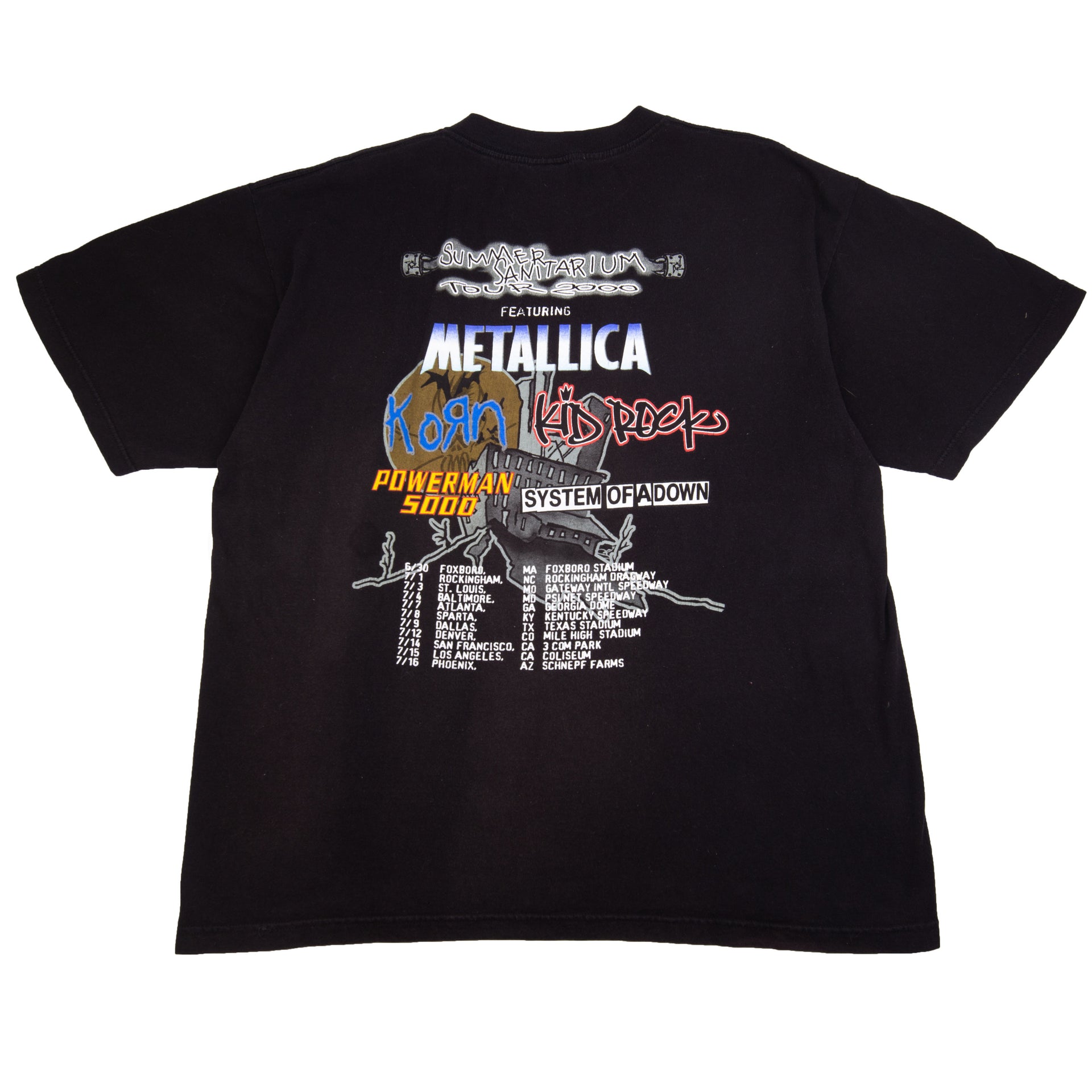 Vintage Black Summer Sanitarium Tee (2000)