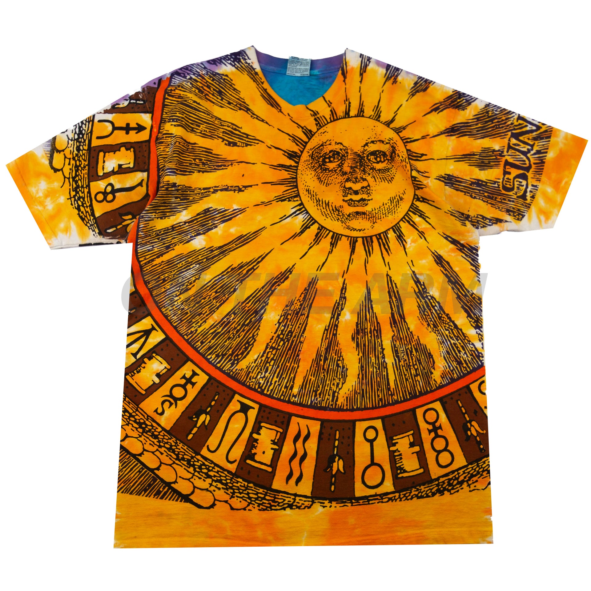 Vintage Sun & Moon Liquid Blue Tee (1990's)