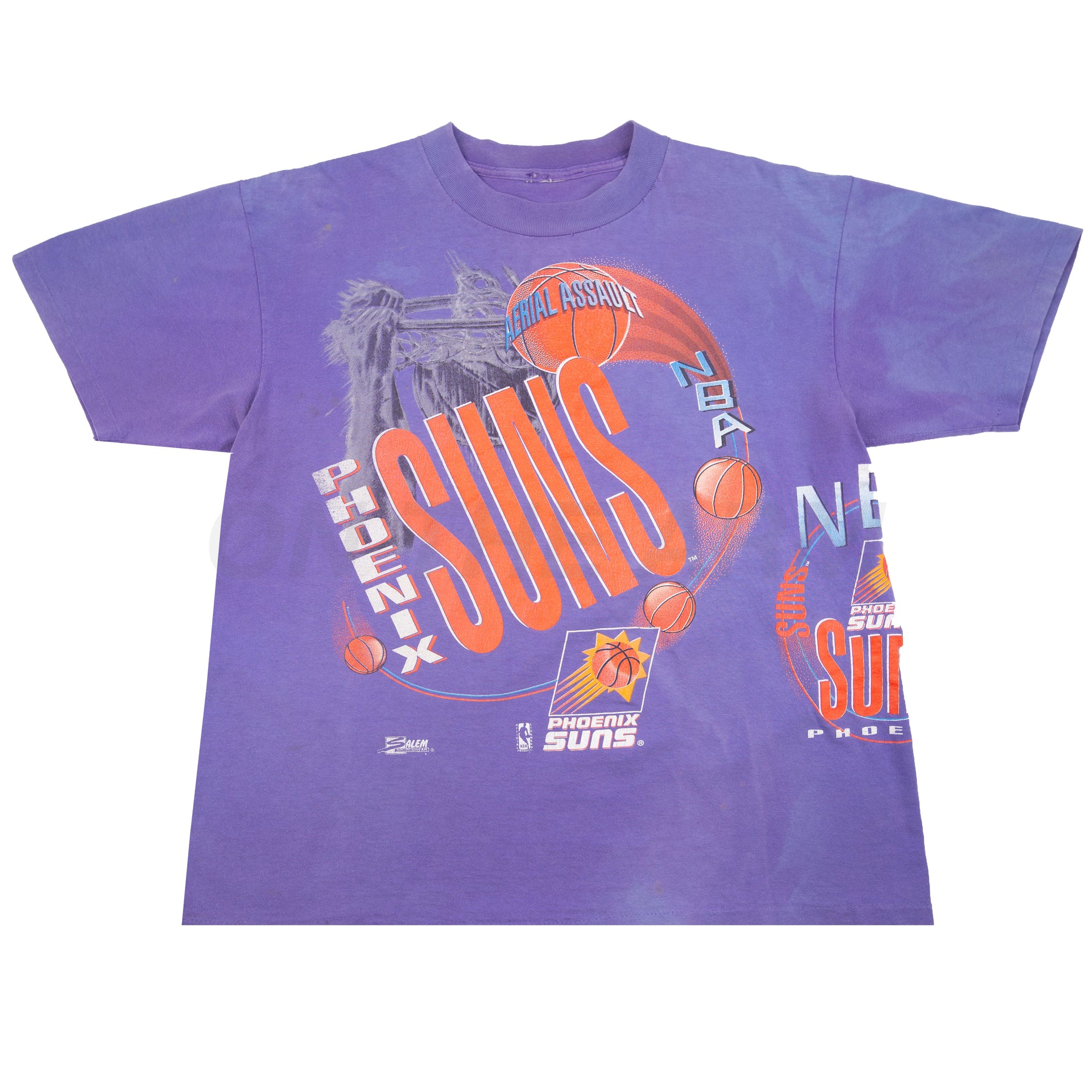 Vintage Purple Phoenix Suns Aerial Assault Tee (1990's)