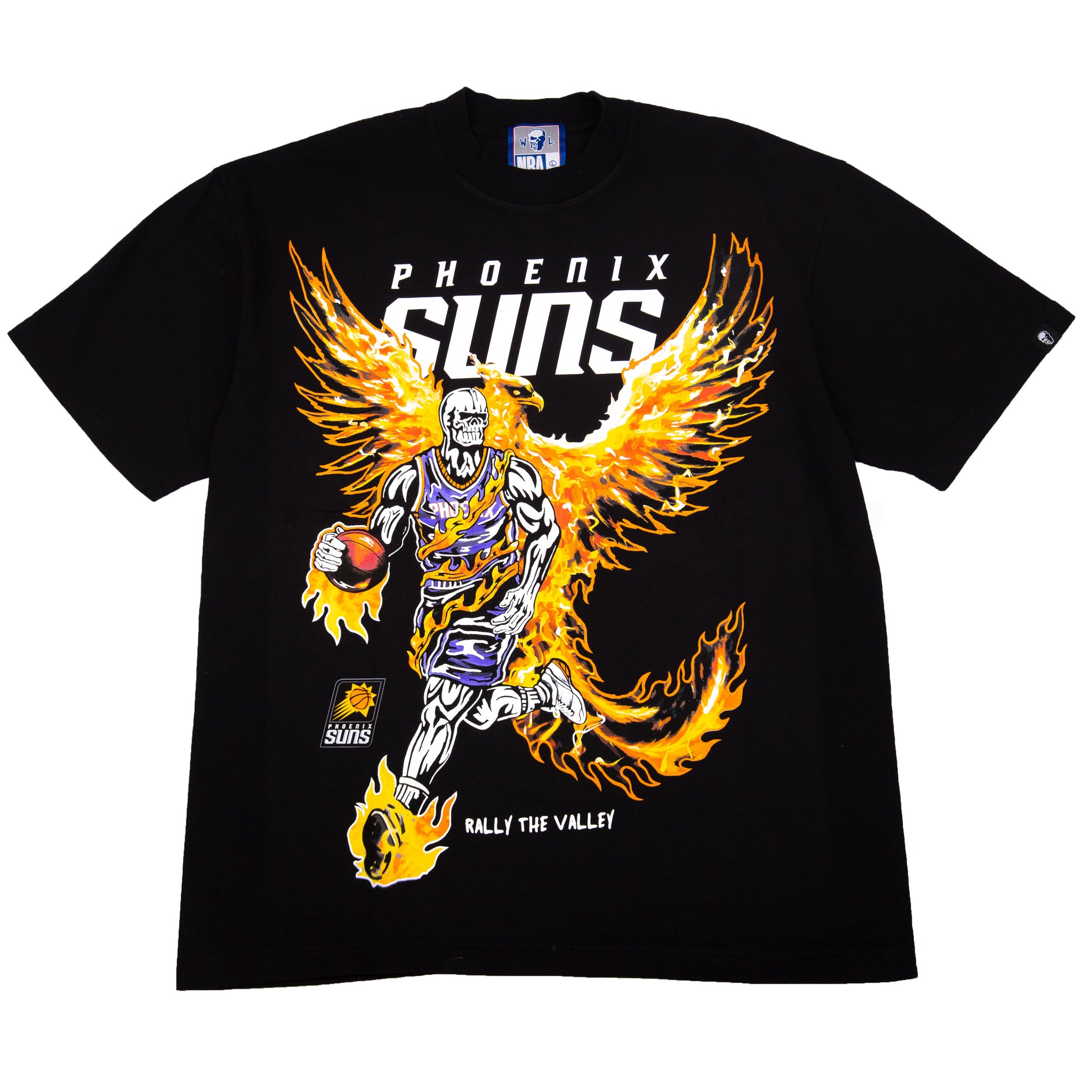 Warren Lotas Black Phoenix Suns Rally The Valley Tee