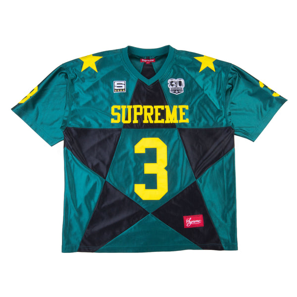 Supreme Green Star Football Jersey PRE-OWNED