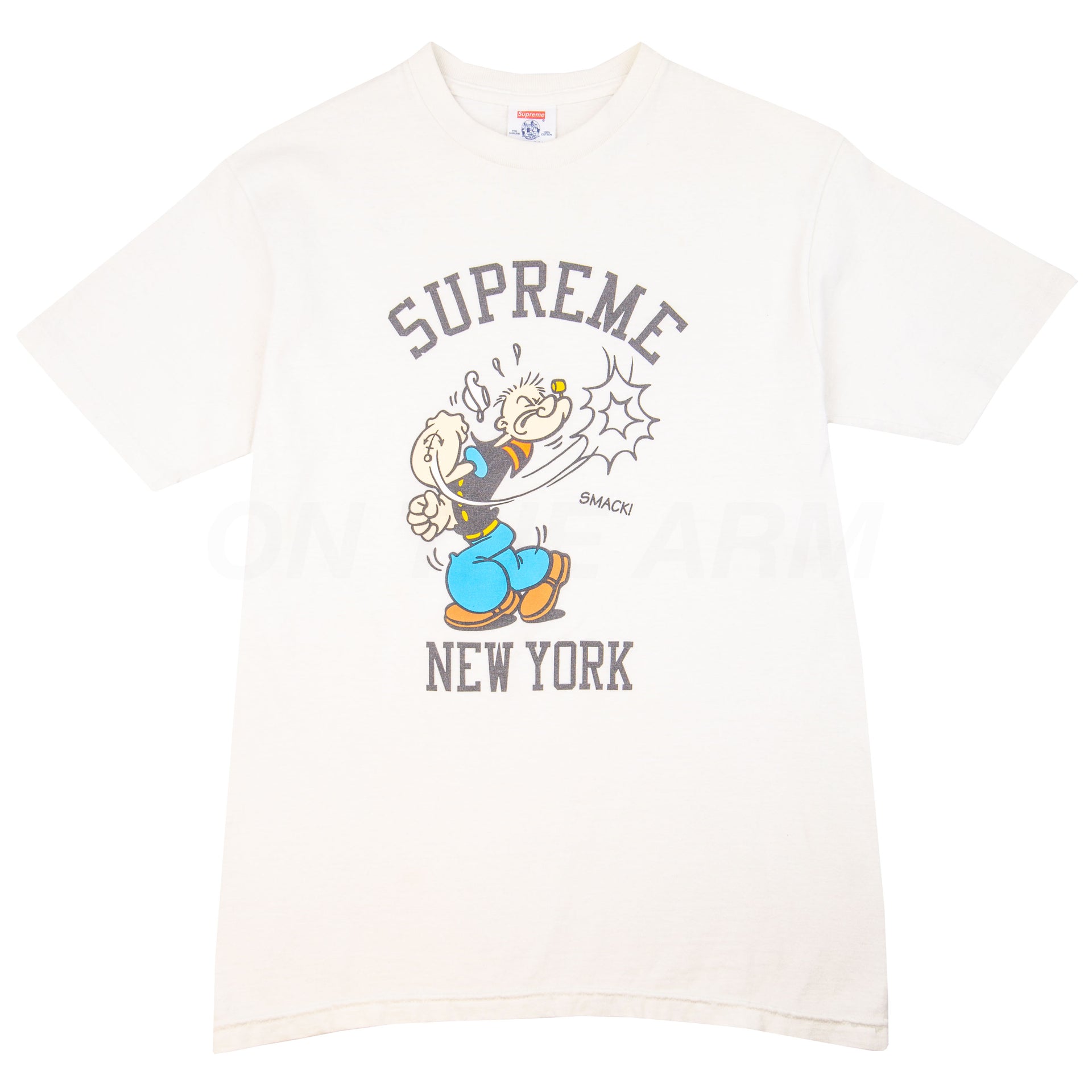 Supreme White Popeye Tee (2010) PRE-OWNED