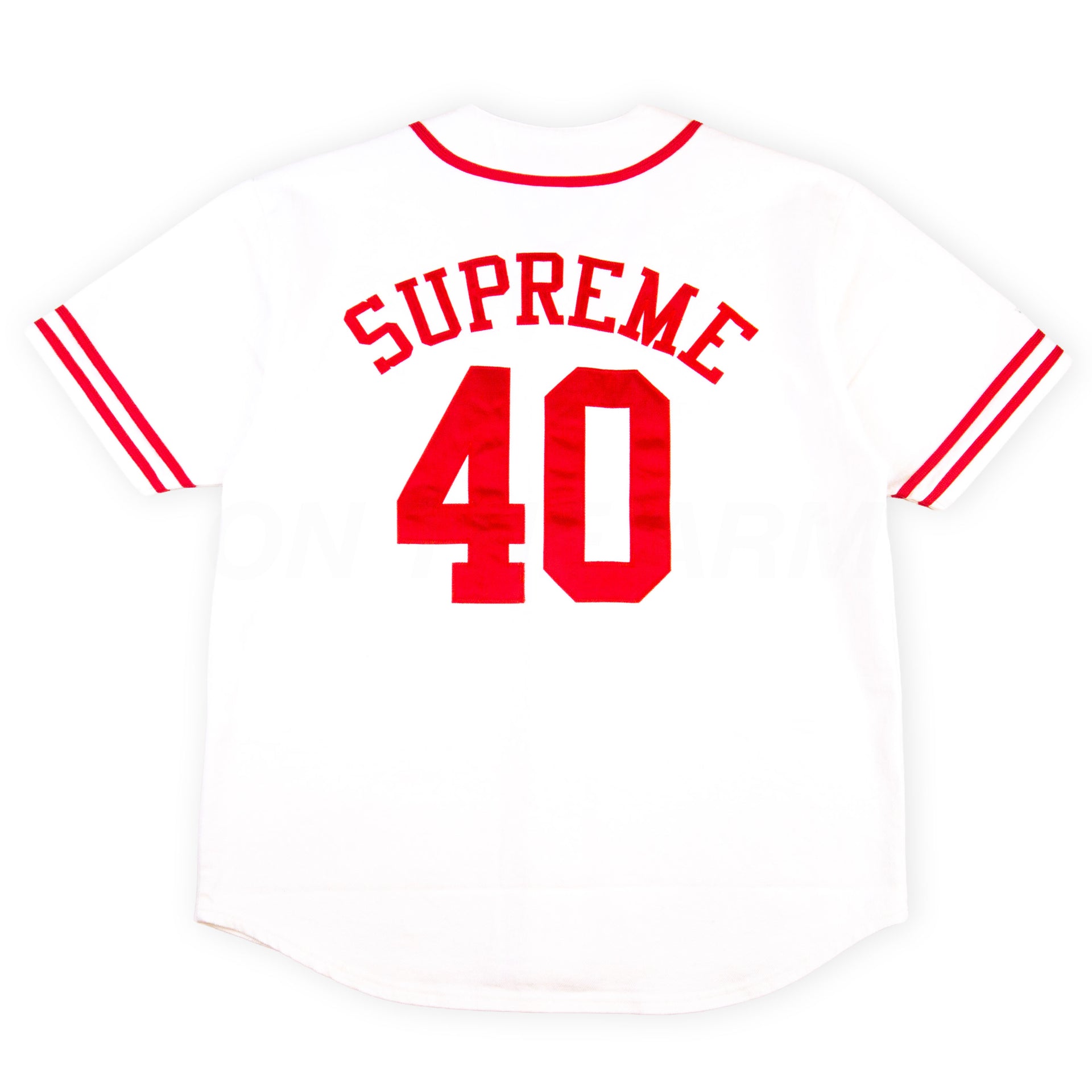 Supreme Natural Spike Lee 40 Acres Baseball Jersey