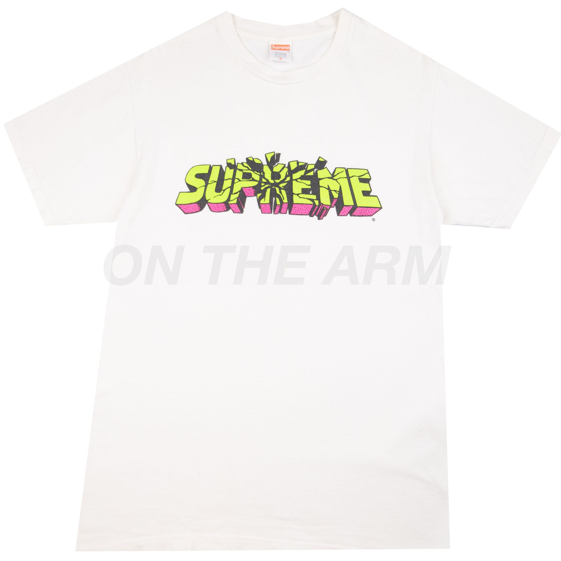 Supreme White Smash Tee (2008) PRE-OWNED