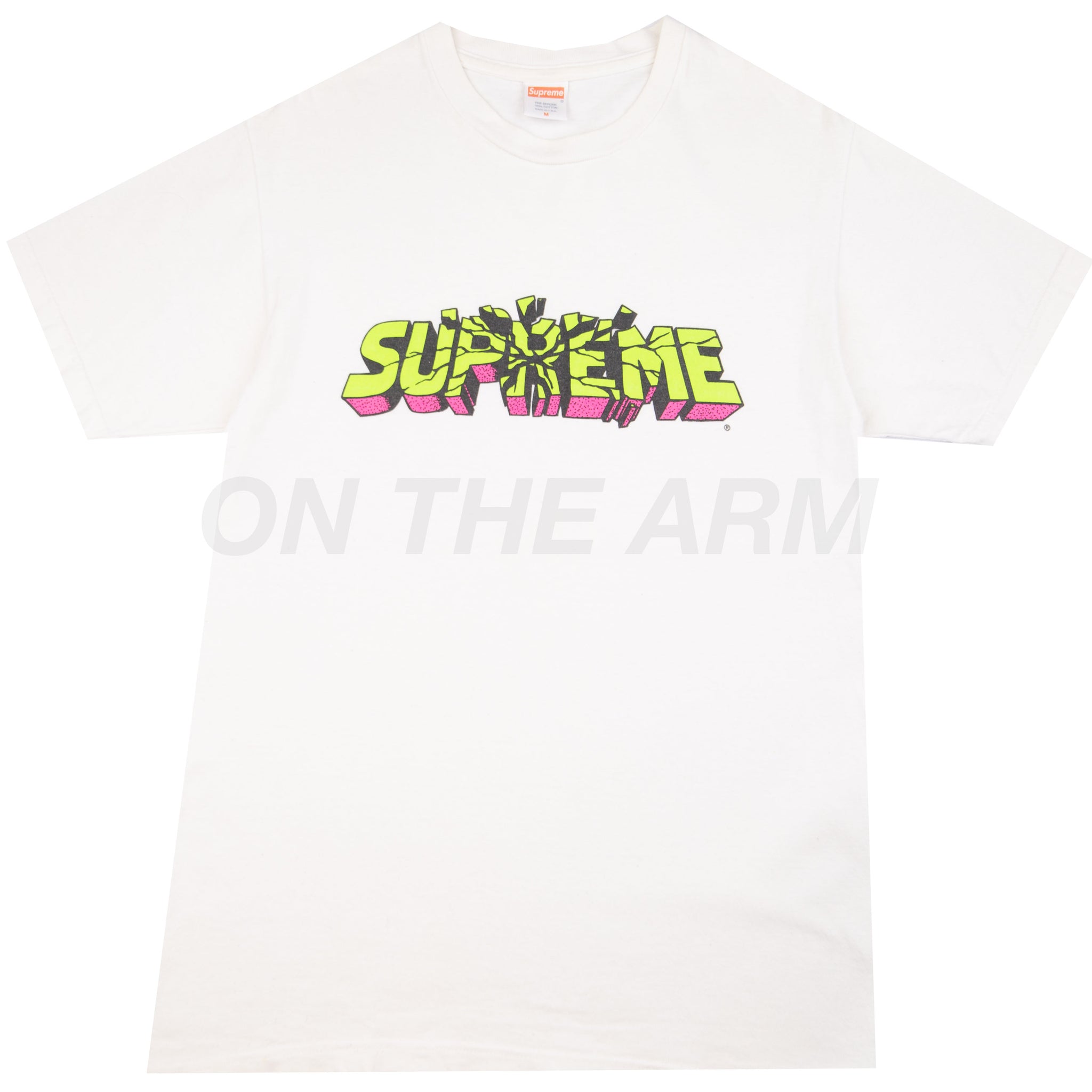 Supreme White Smash Tee (2008) PRE-OWNED – On The Arm