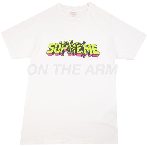 Supreme White Smash Tee (2008) PRE-OWNED