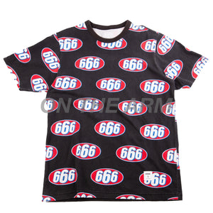 Supreme Black 666 Tee PRE-OWNED