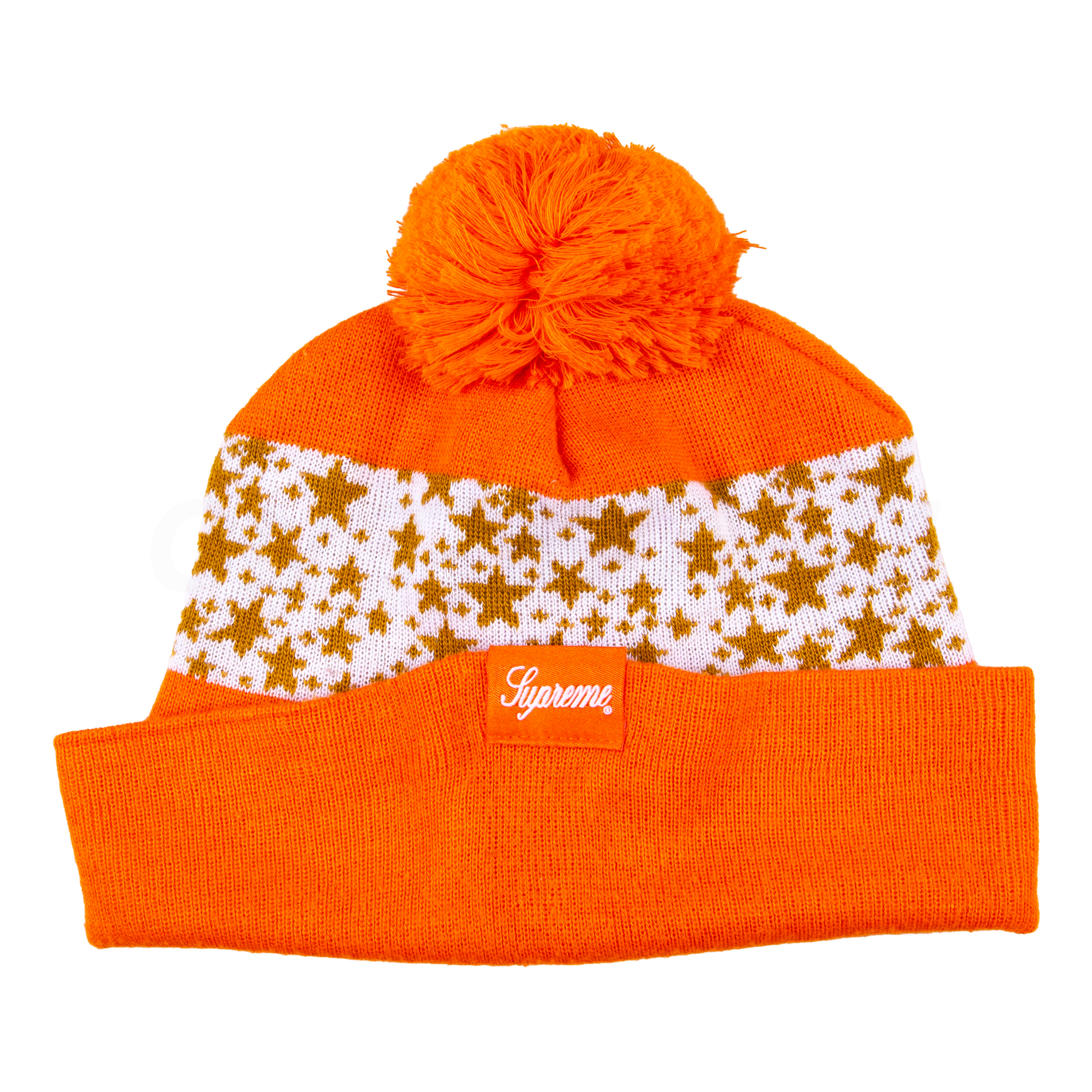 Supreme Orange Stars Beanie (2003) PRE-OWNED