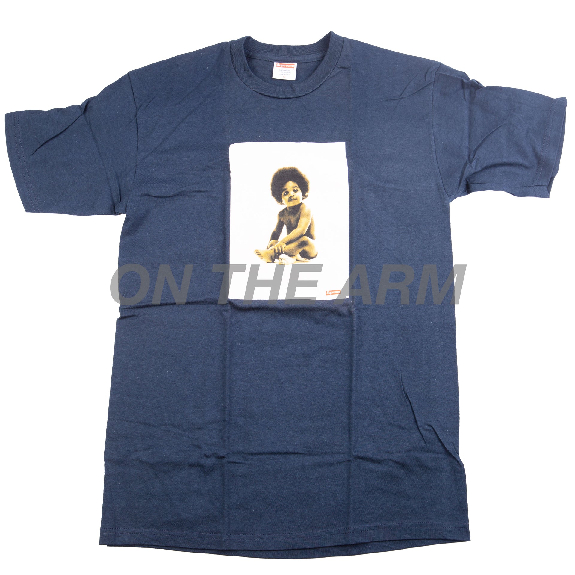Supreme Navy Biggie Tee