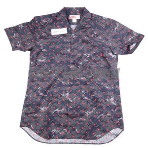 Supreme Navy CDG Button Up Shirt