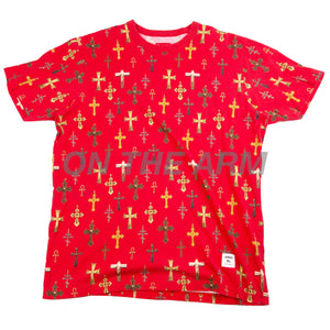Supreme Red Crosses Tee PRE-OWNED