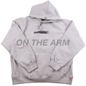 Supreme Grey Motion Logo Hoodie